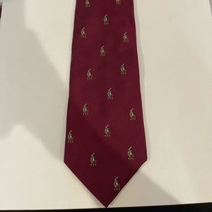 Polo Ralph Lauren maroon tie